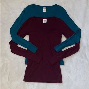 PINK long sleeve duo